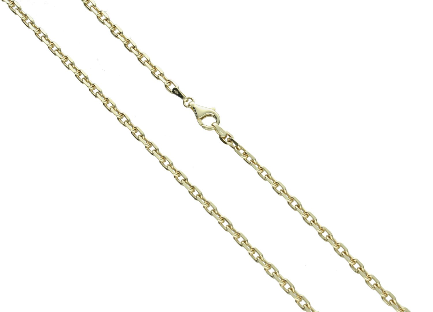 Łańcuszek złoty ankier próba 585, DIA-LAN-12650-585 3mm Klasyczny i uniwersalny łańcuszek o splocie ankier, wykonany z żółtego złota próby 585. Łańcuszki to uniwer1.jpg